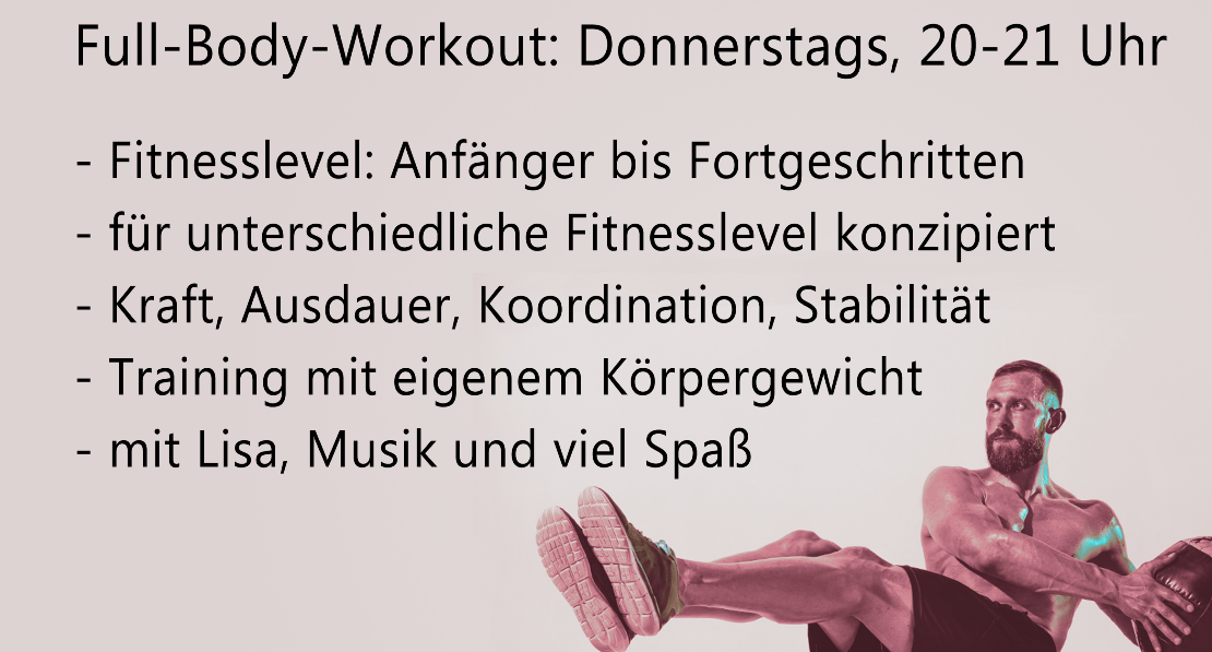 neue Sparte: Full-Body-Workout